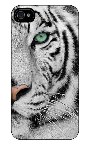 6184625829971 - IPHONE 5 COVER CASE PERSONALISED APPLE ROYAL WHITE TIGER REF 2173