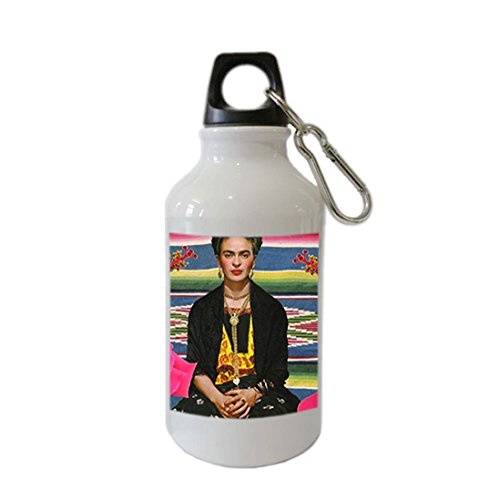 6184654908838 - FRIDA KAHLO CUSTOM PERSONALIZED STAINLESS STEEL SPORTS WATER BOTTLE WITH LOOP CAP DURABLE BOTTLE MUG