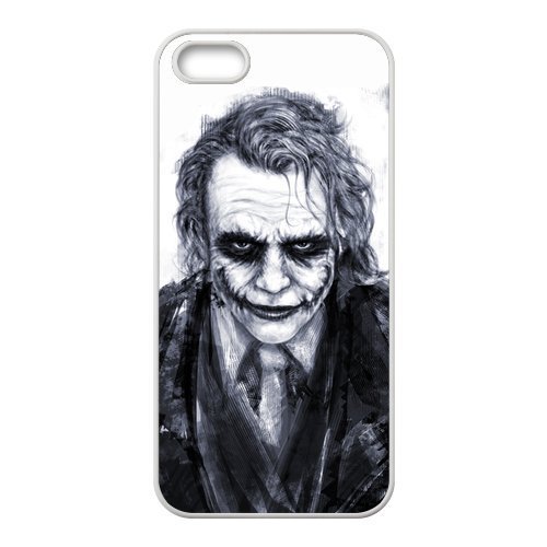 6185080633899 - BATMAN THE JOKER WHY SO SERIOUS HANDSOME UNIQUE APPLE IPHONE 5 DURABLE HARD PLASTIC CASE COVER PERSONALIZED TREASURE DIY