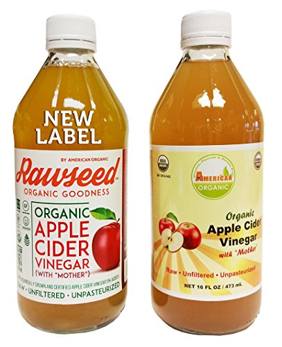 6188068028250 - APPLE CIDER VINEGAR WITH MOTHER, 3 PACK 16 OZ, ORGANIC,RAW, UNPASTERIZED, KOSHER GLASS