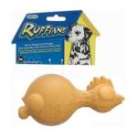 0618940432074 - RUFFIANS RUBBER CHICKEN DOG CHEW LARGE 1 TOY 1 TOY