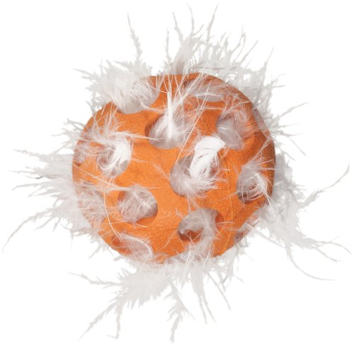 0618940710578 - JW PET COMPANY CATACTION FEATHER BALL, CAT TOY