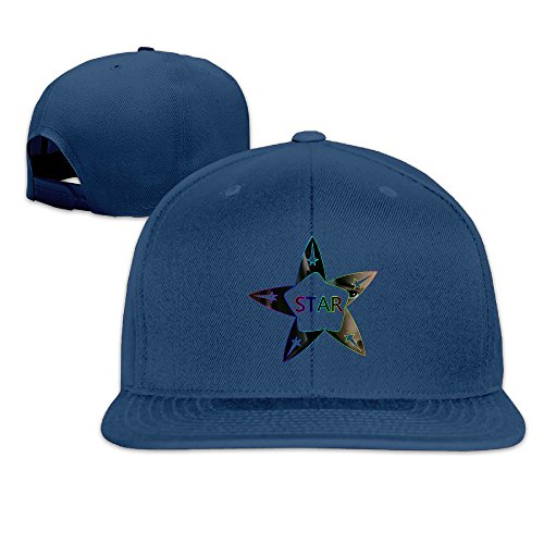 6189526755558 - ^GINAR^ UNISEX STAR WINDMILL TREK EXQUISITE PURE COTTON CHILD BASEBALL CAP - NAVY