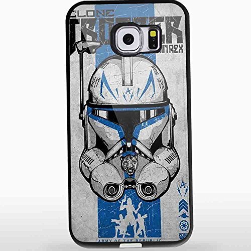 6190491138956 - CLONE TROOPER CAPTAIN REX STAR WARS FOR IPHONE AND SAMSUNG GALAXY CASE (SAMSUNG GALAXY S6 BLACK)