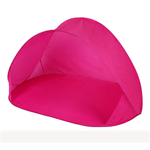 0619084379386 - POP UP BEACH TENT CAMPING SHELTER FOLD OUTDOOR TENT PINK
