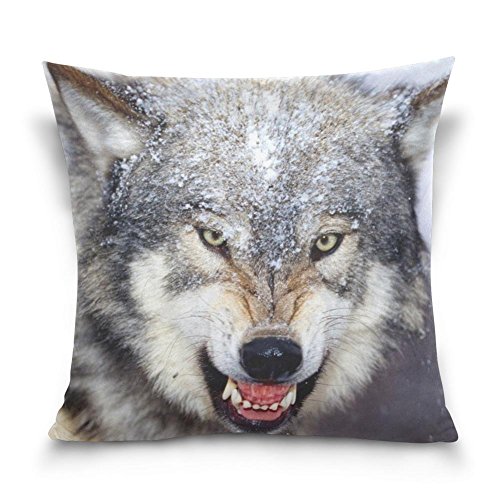 6191352018141 - PILLOW CASE,18 X 18 YUIHOME SOLID COLOR WOLFER DESIGN DECOR COTTON VELVET VINTAGE HOME THROW PILLOWCOVER (TWIN SIDES)