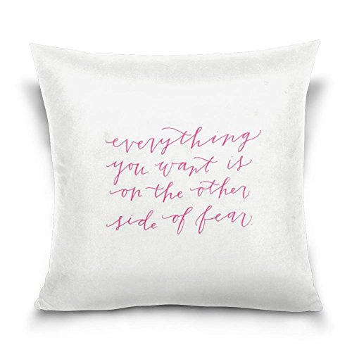 6191352923698 - YUIHOME REMARKABLE PERSONALITY DIY WORDS DESIGN PILLOW CASE (20 X 20)