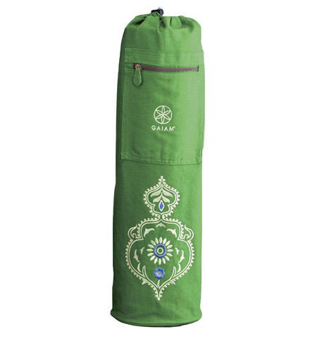 6195719822747 - GAIAM SUBLIME YOGA MAT BAG WITH ZIPPERED POCKET AND STRAP - FOR YOGA, FITNESS OR PILATES MAT