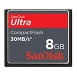0619659021542 - SANDISK ULTRA SDCFH--U46 8 GB COMPACTFLASH (CF) CARD - 1 CARD - 30 MBPS READ - 30 MBPS WRITE