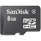 0619659040222 - SANDISK 8GB MICROSD HIGH CAPACITY (MICROSDHC) CARD - (CLASS 4) - 8 GB