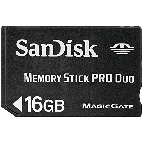 0619659055622 - SANDISK 16 GB MEMORY STICK PRO DUO FLASH MEMORY CARD - BULK PACKAGE