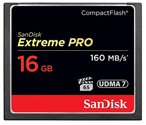 0619659102296 - SANDISK EXTREME PRO 16GB COMPACT FLASH MEMORY CARD UDMA 7 SPEED UP TO 160MB/S- SDCFXPS-016G-X46 (LABEL MAY CHANGE)
