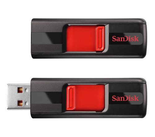 0619659106867 - SANDISK CRUZER CZ36 8GB USB 2.0 FLASH DRIVE , 2 PACK(2X8GB), FRUSTRATION-FREE PACKAGING- SDCZ36-008G-AFFP2
