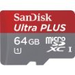 0619659112929 - SANDISK - ULTRA PLUS 64GB MICROSDXC CLASS 10 UHS-1 MEMORY CARD