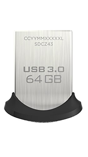 6196591154636 - SANDISK ULTRA FIT CZ43 64GB USB 3.0 LOW-PROFILE FLASH DRIVE UP TO 130MB/S READ- SDCZ43-064G-G46