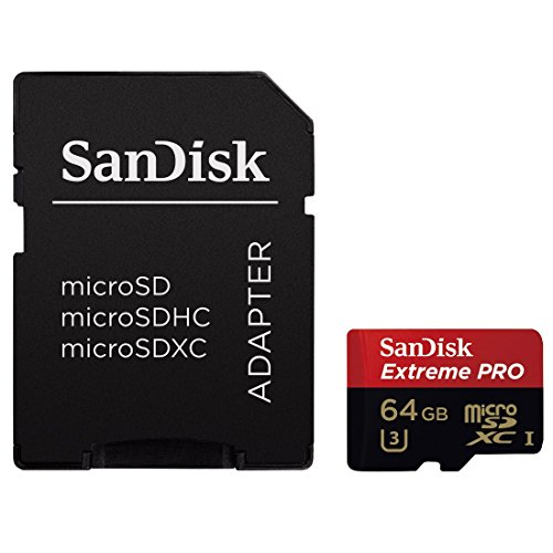 0619659119447 - SANDISK EXTREME PRO 64GB UHS-I/U3 MICRO SDXC MEMORY CARD SPEEDS UP TO 95MB/S WITH 4K ULTRA HD READY-SDSDQXP-064G-G46A