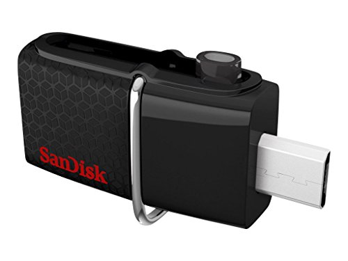 0619659123765 - SANDISK - ULTRA 32GB MICRO USB/USB 3.0 FLASH DRIVE - BLACK