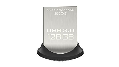 0619659132033 - SANDISK ULTRA FIT 128GB USB 3.0 FLASH DRIVE (SDCZ43-128G-G46)