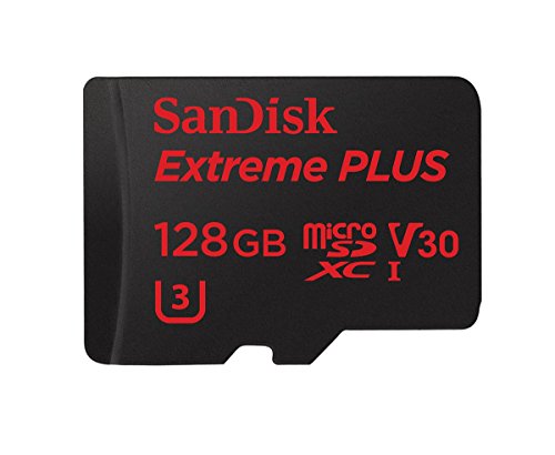 0619659142315 - SANDISK EXTREME PLUS 128GB MICRO SDXC UHS-1 CARD WITH ADAPTER - SDSQXWG-128G-GN6MAMA