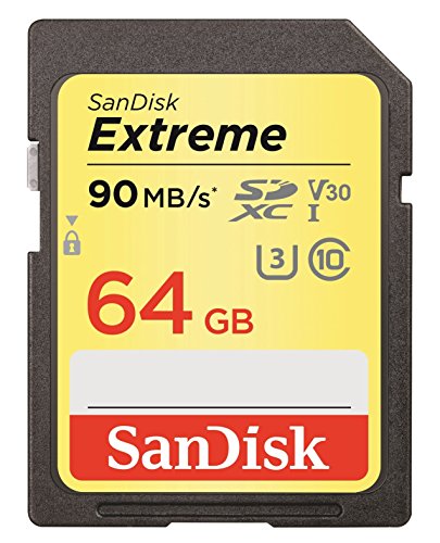 0619659147082 - SANDISK EXTREME 64GB SDXC UHS-I CARD (SDSDXVE-064G-GNCIN)