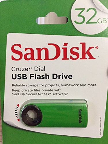 0619659147778 - SANDISK CRUZER DIAL USB FLASH DRIVE 32 GB