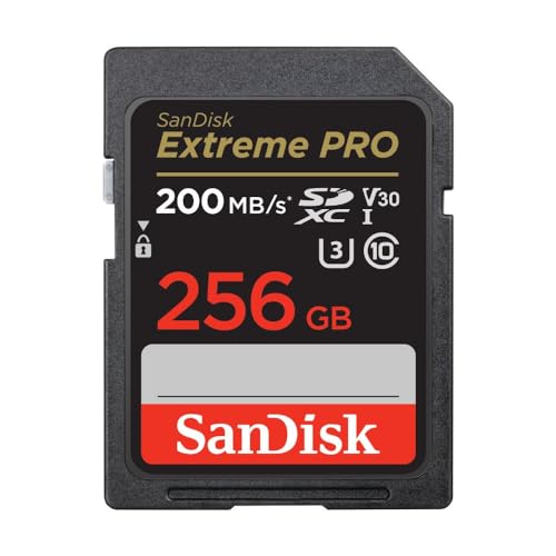 0619659188658 - SANDISK 256GB EXTREME PRO SDXC UHS-I MEMORY CARD - C10, U3, V30, 4K UHD, SD CARD - SDSDXXD-256G-GN4IN