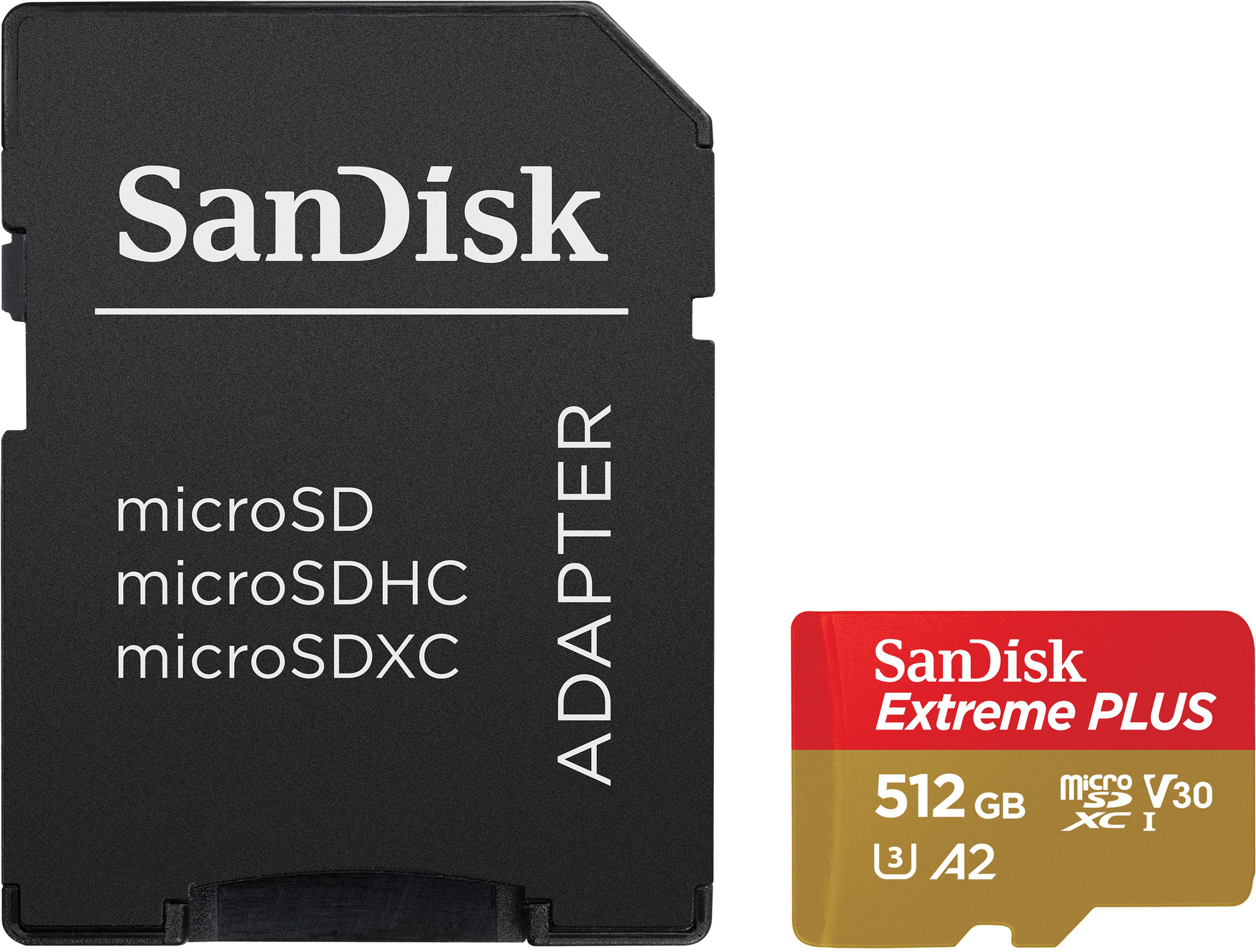 0619659189082 - SANDISK - EXTREME PLUS 512GB MICROSDXC UHS-I MEMORY CARD