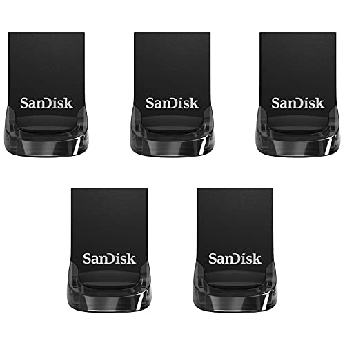 0619659194857 - SANDISK 64GB 5-PACK ULTRA FIT USB 3.1 FLASH DRIVE (5X64GB) - SDCZ430-064G-B5CT