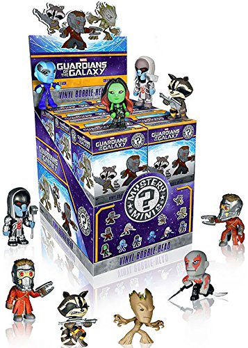 6198102010011 - 2014 GUARDIANS OF THE GALAXY - MYSTERY MINIS 3 COMPLETE BASE SET OF 12 FIGURES