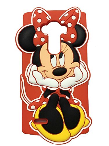 6198911157709 - G4 STYLUS CASE LG G4 STYLUS MINNIE SILICONE CASE,TRIBE-TIGER 3D CUTE CARTOON MOUSE MINNIE SOFT SILICON GEL RUBBER CASE COVER SKIN FOR LG G4 STYLUS(RED MINNIE)