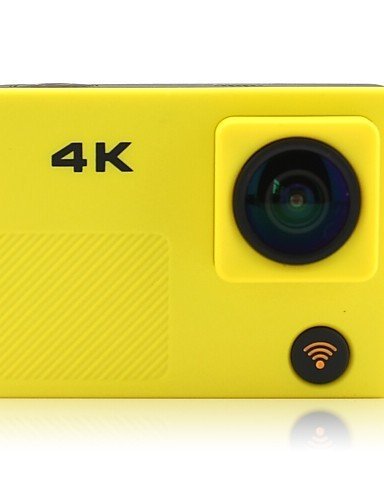 6199721481282 - M15 4K WATERPROOF SPORTS CAMERA 2.0 INCH SCREEN WITH REMOTE WATCH AND WIFI FUNCTION , YELLOW