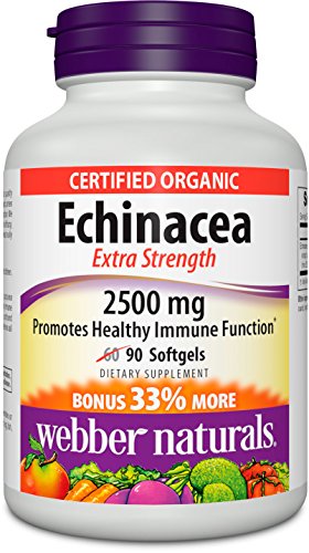 0620554038214 - WEBBER NATURALS ECHINACEA EXTRA STRENGTH 2500 MG, 60 COUNT
