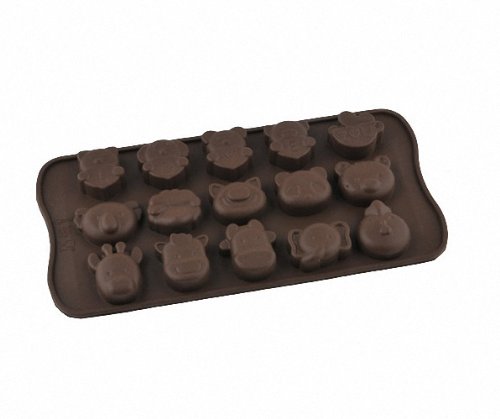 0620555628780 - U-BEAUTY 15 HOLD ANIMAL LOVE FLEXIBLE SILICONE BAKEWARE MOLD MOULD TRAY FOR CAKE/ CHOCOLATE/ CANDY/ JELLY/ ICE/ COOKIE