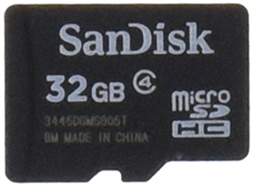 6213759756997 - SANDISK 32GB MOBILE MICROSDHC CLASS 4 FLASH MEMORY CARD WITH ADAPTER- SDSDQM-032G-B35A(RETAIL PACKAGING)