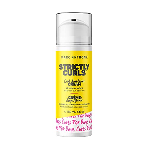 0621732003895 - STRICTLY CURLS CURL AMPLIFIER CREAM - DEFINE WAVY OR CURLY HAIR, LIGHTWEIGHT STYLER DEFINES CURLS, CONTROLS FRIZZY HAIR - HAIR SMOOTHING CREAM WITH AVOCADO OIL & SHEA BUTTER - SULFATE FREE