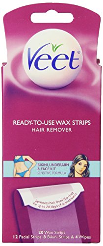 0062200850151 - READY TO USE WAX STRIPS HAIR REMOVER FOR BODY BIKINI AND FACE