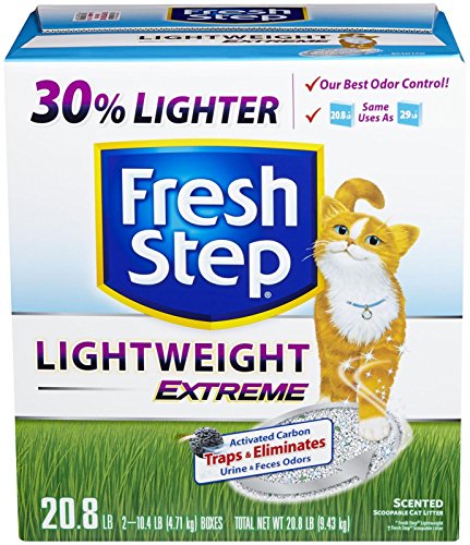 0622013184548 - FRESH STEP LIGHTWEIGHT EXTREME, SCENTED SCOOPABLE CAT LITTER, 20.8 POUNDS (PRODUCT MAY VARY)