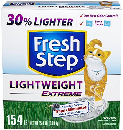 0622013184753 - FRESH STEP LIGHTWEIGHT EXTREME, SCENTED SCOOPABLE CAT LITTER, 15.4 POUNDS (PRODUCT MAY VARY)