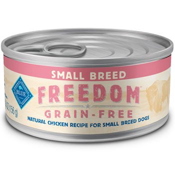 0622013215686 - BLUE BUFFALO FREEDOM GRAIN FREE CHICKEN RECIPE SMALL BREED ADULT CANNED DOG FOOD 5.5 OZ. CASE OF 24