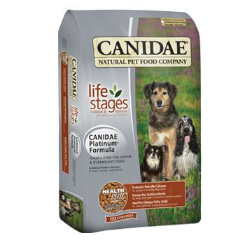 0622013223162 - CANIDAE LIFE STAGES PLATINUM FORMULA SENIOR & OVERWEIGHT DOG FOOD 5 LBS.