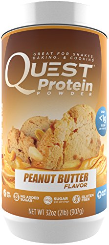 6220171955815 - QUEST NUTRITION PROTEIN POWDER, PEANUT BUTTER, 23G PROTEIN, SOY FREE, 2LB TUB