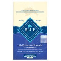 0622113057674 - BLUE BUFFALO LIFE PROTECTION FORMULA HEALTHY WEIGHT CHICKEN & BROWN RICE LARGE BREED ADULT DRY DOG FOOD 30LB