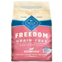 0622113058022 - BLUE BUFFALO FREEDOM GRAIN FREE SMALL BREED ADULT CHICKEN RECIPE DRY DOG FOOD 11LB