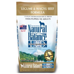 0622113066317 - NATURAL BALANCE LIMITED INGREDIENT DIETS LEGUME AND WAGYU BEEF FORMULA DRY DOG FOOD 4.5LB