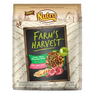 0622113067789 - NUTRO FARMS HARVEST LAMB AND WHOLE BROWN RICE SMALL BREED DRY DOG FOOD 12LB