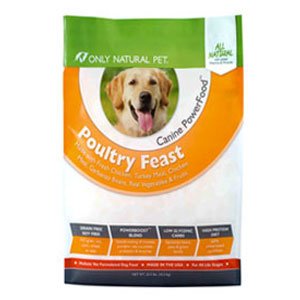 0622113068243 - ONLY NATURAL PET CANINE POWERFOOD POULTRY FEAST DRY DOG FOOD 22.5LB
