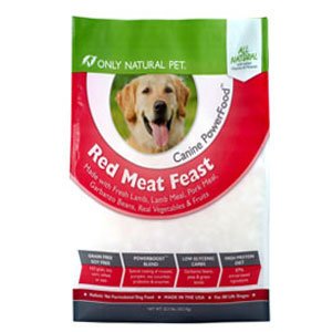 0622113068250 - ONLY NATURAL PET CANINE POWERFOOD RED MEAT FEAST DRY DOG FOOD 4.5LB