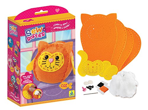 0622222072544 - THE ORB FACTORY SEW SOFTIES CAT BUILDING KIT
