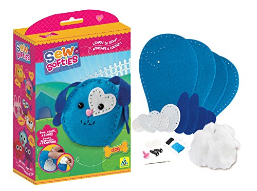 0622222072551 - THE ORB FACTORY SEW SOFTIES DOG BUILDING KIT