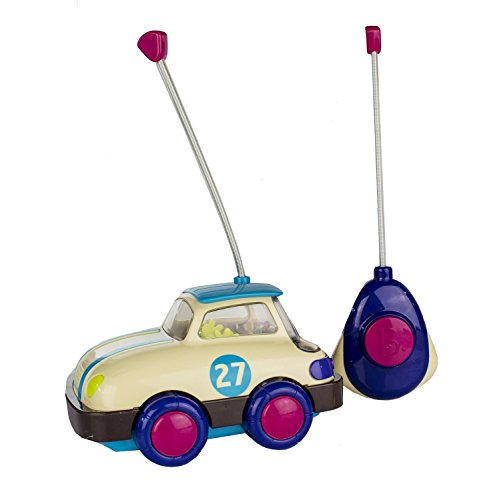 0062243269880 - B. RALLY RIPSTER REMOTE CONTROL TOY CAR WITH B. WHEEEE-MOTE SINGLE BUTTON DRIVING AND NO-STUCK WALL SPINNING. FOR BIG LAUGHS, LITTLE HANDS, AND CHILDREN 1 TO 4 YEARS OF AGE.